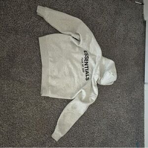 Fear of God Essentials Light Gray Sweatshirt